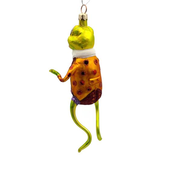 Slavic Treasures Mr Happy Hoppy Frog Halloween Tree Ornament 99-146-A-FB - Picture 3 of 8